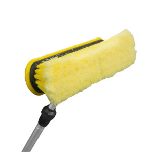 Szczotka samoch. z alu. teleskop. trzonkiem i zawo